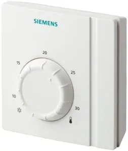 Prostorový termostat ON/OFF bez časového programování Siemens RAA 21